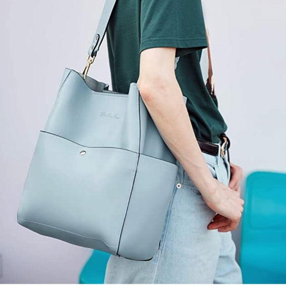 Hot Spring Color EUC Bostonten bucket bag - Picture 1 of 5